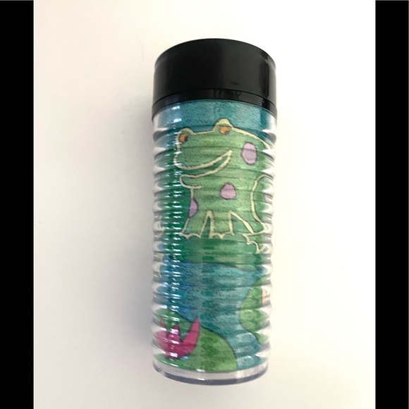 STARBUCKS Thermo-Serv FROGS BY NANCY COFFELT 1999 edition Travel tumbler 12oz - Picture 9 of 9